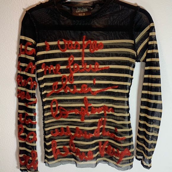 Vintage Gaultier mesh top